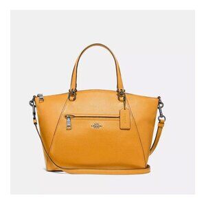 New Coach Prairie Satchel Yellow Mustard